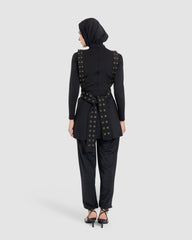 WIDE LEG SWIMPANT-BLACK ( MODEST LOOK )