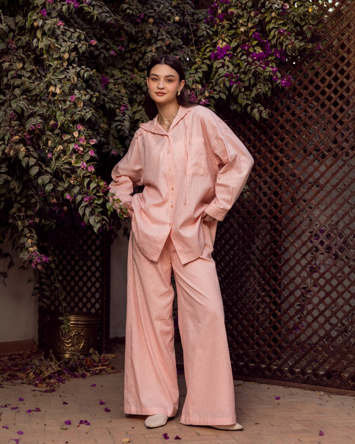 STRAIGHT LINEN PANTS-SIMON