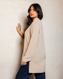 SOFT BASIC BLOUSE -Beige