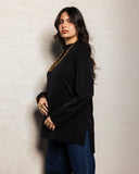 SOFT BASIC BLOUSE -Black