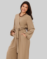 WRAPPED JUMPSUIT-CAFE