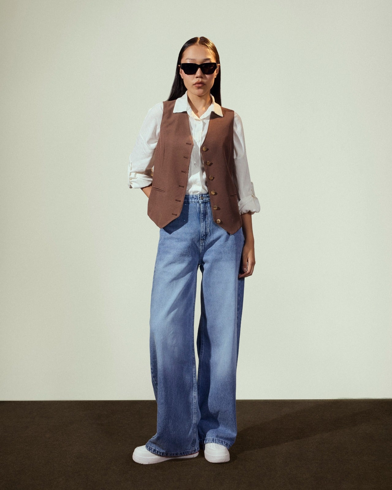 cropped Vest