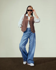 cropped Vest