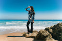 SANDY EFFECT SWIM TOP -NAVY BLUE