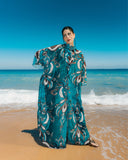 JADE SWIM KIMONO - EMERALD GREEN