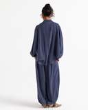 VEYRA PANTS -NAVY BLUE