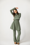 NOIR ELEGANCE SWIM TOP -OLIVE