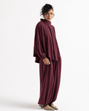 VEYRA BLOUSE -MAROON