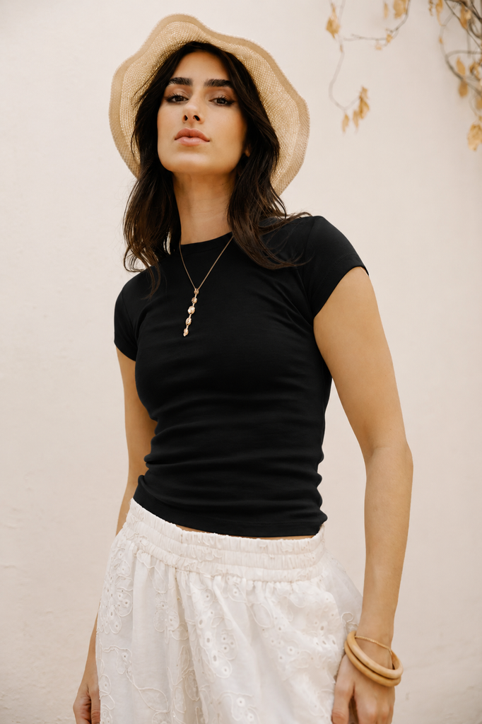 CORE BASIC TEE -BLACK – Pistage
