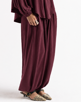 VEYRA PANTS -MAROON