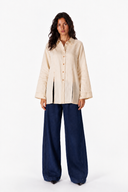 EFFORTLESS ELEGANCE SHIRT -CREAMY