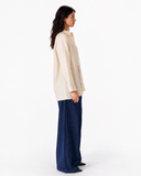 EFFORTLESS ELEGANCE SHIRT -CREAMY