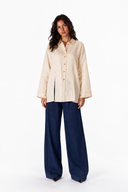 EFFORTLESS ELEGANCE SHIRT -CREAMY