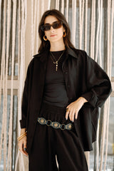 COMFY SHIRT -BLACK
