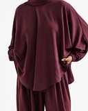 VEYRA BLOUSE -MAROON