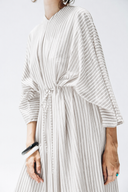Minimal Stripe Dress -WHITE