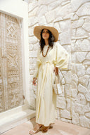 RELAXED WAIST DRESS -BUTTER YELLOW