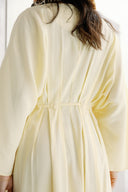 RELAXED WAIST DRESS -BUTTER YELLOW