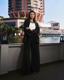 RELAXED OVERSIZED BLAZER -BLACK