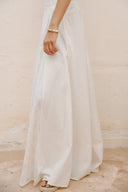 A-LINE LACE SKIRT -OFFWHITE