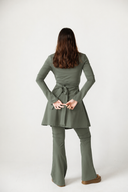 NOIR ELEGANCE SWIM TOP -OLIVE