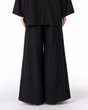 FLOWY ELEGANCE PANTS -BLACK