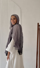 MIXED SHASH SCARF -GRAY