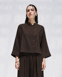 ELEGANCE SHIRT -BROWN