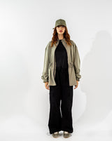 CARGO GABARDINE PANTS-BLACK