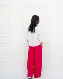 CARGO GABARDINE PANTS-FOSHIA