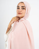 CHIFFON SCARF -NUDE