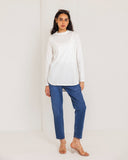 COTTON BASIC T-SHIRT-WHITE