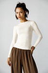 FULL LINED BASIC TOP -OFF WHITE