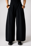 LOWRAISE BALLOON PANTS -Black