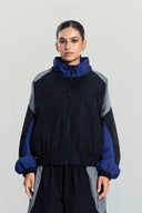 COLOR BLOCK JACKET -MIXED