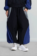 COLOR BLOCK BALLOON PANTS -MIXED