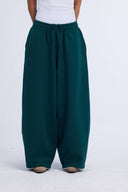 OFF-DUTY BALLOON PANTS -DARK GREEN