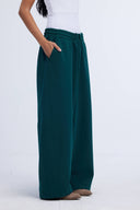 OFF-DUTY BALLOON PANTS -DARK GREEN