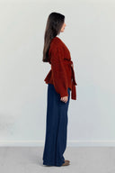 BELTED KNIT CARDIGAN -HAVAN