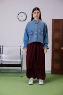OVERSIZED DENIM JACKET -ICED