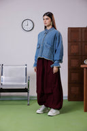 OVERSIZED DENIM JACKET -ICED