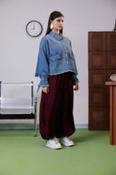 OVERSIZED DENIM JACKET -ICED