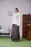 OPENWORK JACKET -OFF WHITE