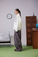 OPENWORK JACKET -OFF WHITE