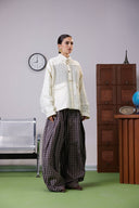 OPENWORK JACKET -OFF WHITE