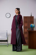 CLASSIC TRENCH COAT -MAROON