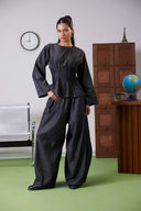 MIRA BLOUSE -DARK GRAY
