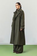 CLASSIC TRENCH COAT -OLIVE