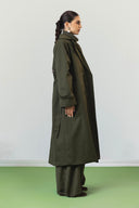 CLASSIC TRENCH COAT -OLIVE