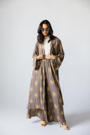 VELORA CARDIGAN -BROWN